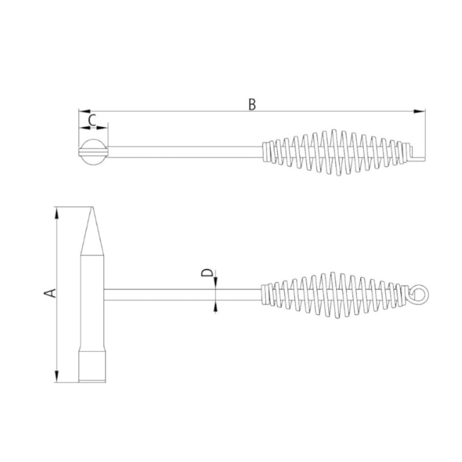 Martelo Picador para Soldador com Cabo Metálico 290mm 40454/000 TRAMONTINA-df73ed67-3118-4b77-93d0-997b102e014a