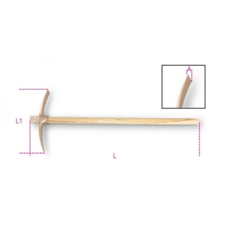Martelo Picareta 1050 x 410mm Antifaiscante 017030150 BETA-193066a7-5feb-42ef-9750-849920c575ec