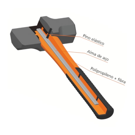 Martelo Tipo Pena 800Gr Cabo Polipropileno 40730209 TRAMONTINA PRO-d79bbfeb-dab3-4591-84bf-243a1a2e6d97