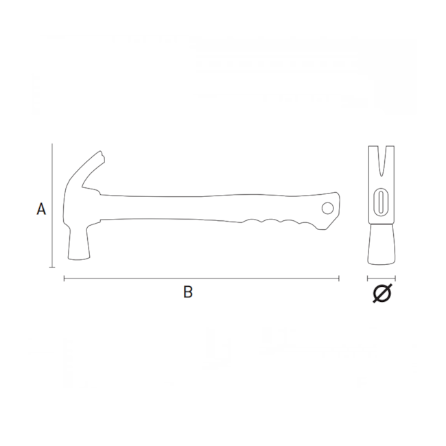 Martelo Unha 29mm Cabo de Fibra 1040955 MTX-30ef3678-2c1e-42d1-a290-edf5da80bb4d