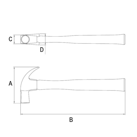 Martelo Unha com Cabo de Madeira 300mm 40200/023 TRAMONTINA-80ea2e12-4443-4fce-96d1-b5a1871a6471