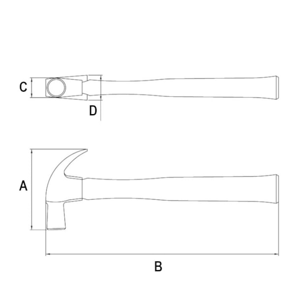 Martelo Unha com Cabo de Madeira 355mm 40370/034 TRAMONTINA-0bee415c-d7fd-4166-a205-0f6f282bc682