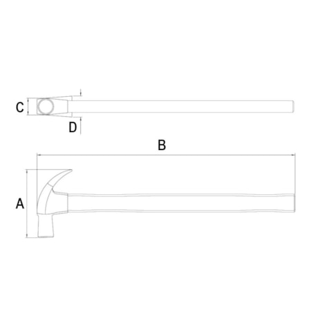 Martelo Unha com Cabo de Madeirite Naval 530mm 40380/034 TRAMONTINA-7a689304-28b3-49e9-9f2b-7782586a0de4