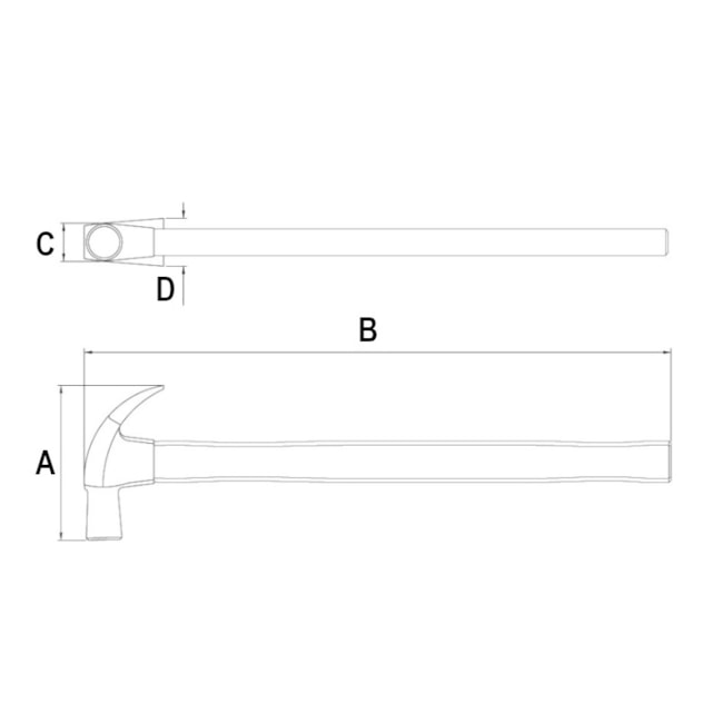 Martelo Unha com Cabo de Madeirite Naval 530mm 40380/034 TRAMONTINA-6549ac8c-8c1c-4a04-95f6-765fafd5abc3