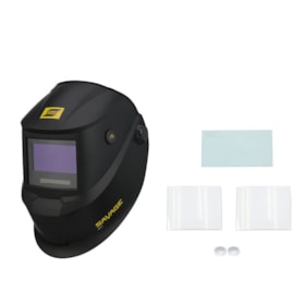 Máscara de Solda Auto Escurecimento Variável DIN 8-13 SAVAGE A41 PRETA ESAB