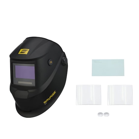 Máscara de Solda Auto Escurecimento Variável DIN 8-13 SAVAGE A41 PRETA ESAB