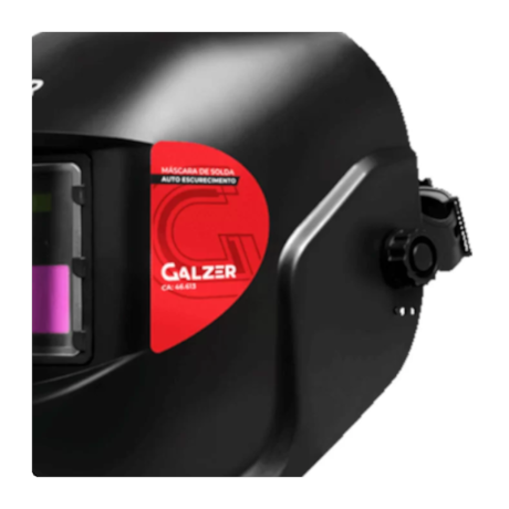 Máscara de Solda com Auto Escurecimento sem Regulagem GALZER-15 GALZER-006ee88b-065d-45c7-87b8-0bcb81c9ea3b