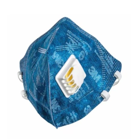 Máscara Respiradora com Válvula Dobrável PFF2 para Poeiras 9822BR 3M-2a46f414-0334-42c3-b4ad-1cc9778f0a34