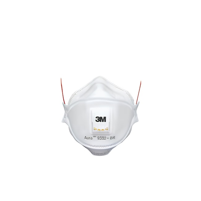Máscara Respiratória Aura PFF3 para Poeiras/Névoas/Fumos CA 30702 9332+BR PFF3 3M-fd3d4f1c-395e-4115-acd7-f4f48e98f838