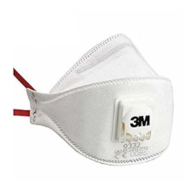 Máscara Respiratória com Válvula Descartável Aura PFF3 CA 30702 9332 3M