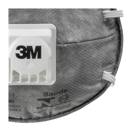 Máscara Respiratória com Válvula Descartável PFF1VO Tipo Concha CA 9356 8013 3M-122de883-712a-43c1-835d-d4c0f46f61d6