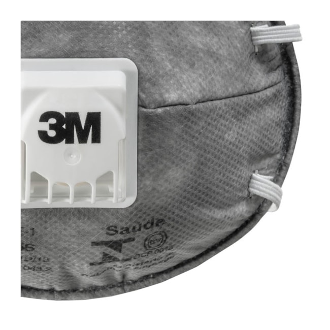 Máscara Respiratória com Válvula Descartável PFF1VO Tipo Concha CA 9356 8013 3M-3c92652e-bdb5-4ae9-93af-a8fcd5edcd96