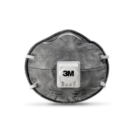 Máscara Respiratória com Válvula Descartável PFF1VO Tipo Concha CA 9356 8013 3M-0212b191-ac76-4a50-b574-2b5c6a7641d4