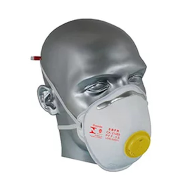 Máscara Respiratória com Válvula Descartável PFF2 Tipo Concha Absolute AIR SAFETY-a60c18d3-9a41-4375-9ca1-d3326104a3b3