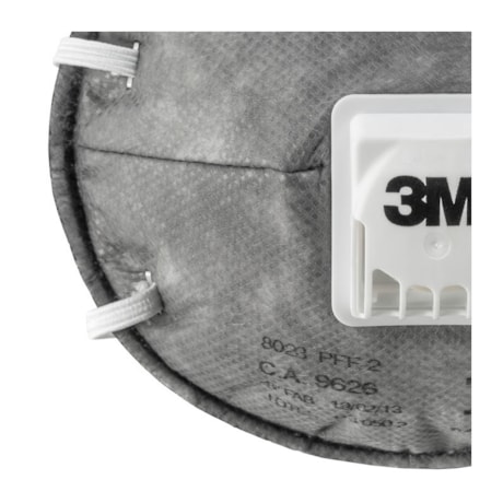 Máscara Respiratória com Válvula Descartável PFF2VO Tipo Concha CA 9626 8023 3M-83984867-a64d-4840-a0aa-c19bcb79c0bc