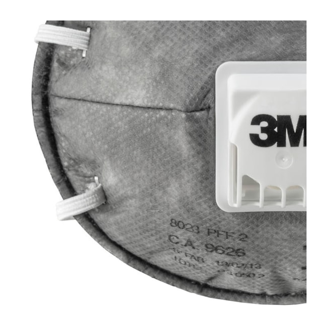 Máscara Respiratória com Válvula Descartável PFF2VO Tipo Concha CA 9626 8023 3M-710d74ce-ac31-4224-acf8-144972b116e2