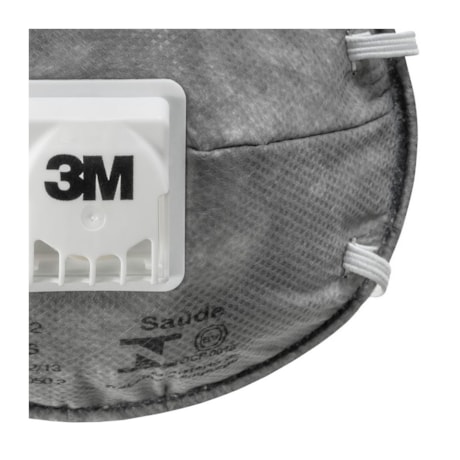 Máscara Respiratória com Válvula Descartável PFF2VO Tipo Concha CA 9626 8023 3M-be46e8b1-ed31-4b14-8185-2d046126d7af