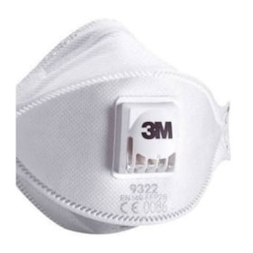 Máscara Respiratória Descartável com Válvula CA 30594 Aura PFF2 9322 3M