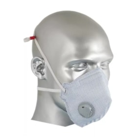 Máscara Respiratória Descartável com Válvula PFF-2 CV AIR SAFETY
