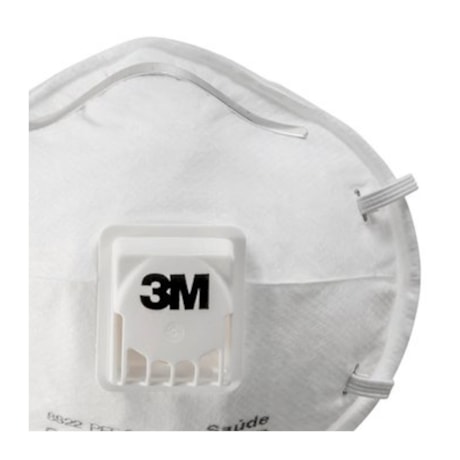 Máscara Respiratória Descartável para Partículas com Válvula PFF2 Tipo Concha CA 5657 8822 3M-06a5b52b-b714-4d89-bd3a-b91b114ed517
