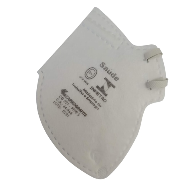 Máscara Respiratória Descartável PFF2 S CG 521 CARBOGRAFITE-0faec84b-e3f3-4546-af5e-ebcf1fef030d