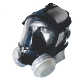 Máscara Respiratória Facial Inteira de Silicone Azul CA 16774 ABSOLUTE FULL FACE STD AIR SAFETY