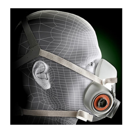 Máscara Respiratória Semi Facial Tamanho Médio com Kit Respirador CA 4115 HB004586481 3M-fb80a1be-051c-4050-a410-4e06b0978a7c