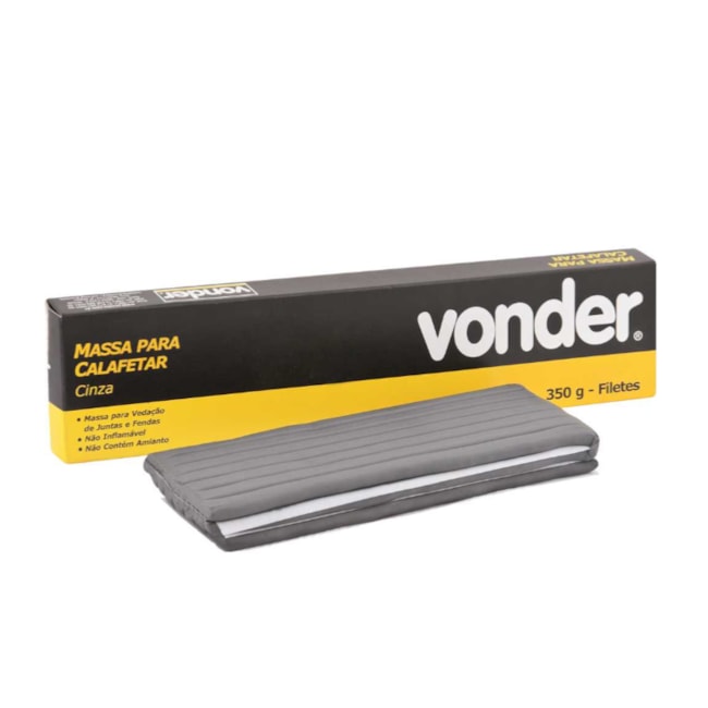 Massa para Calafetar Cinza 350 Gramas 1625350001 VONDER-cb5220e3-4f56-4391-9b36-165ed7ea065d