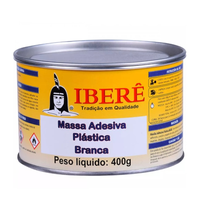 Massa Plástica Branca 400G 402782 IBERÊ-89232358-fae9-4e1c-ab14-9cea772bbe5d
