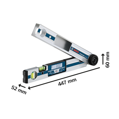 Medidor de Ângulo 0 a 220 Graus 40cm 0601076600 GAM 220 MF BOSCH-a312caca-73db-4237-9af7-89ade9586ed5