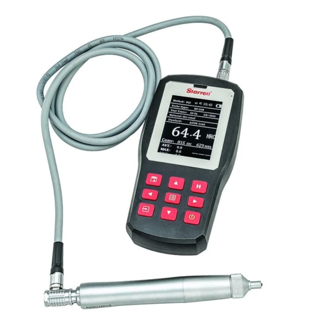 Medidor Durômetro Portátil por Ultrassom com Sonda 5kgf e Ra Menor de 10 Microns 3822 STARRETT-a223c20a-d64e-413b-b968-37826273a193