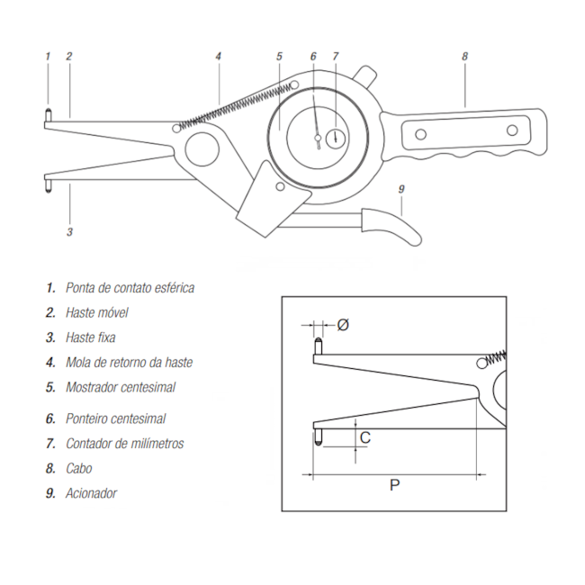 Medidor Interno com Relógio e Hastes Longas 55 a 75mm/0.01mm 114.852 DIGIMESS-48b11888-bd92-4ea0-b2ca-9fd5f4442511