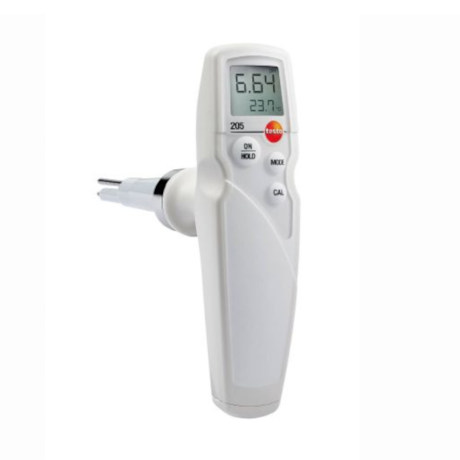 Medidor Portátil Medição de PH/Temperatura Para Meios Semi-Sólidos 0 a +60 °C 205 TESTO-e43491fb-2f63-4338-a5aa-9b0dbd7681ff