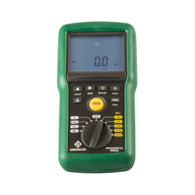 Megômetro Digital Portátil 1KV CAT IV 600V 5882A GREENLEE-679834e8-6e9e-4a51-93ce-b091bd41cd87