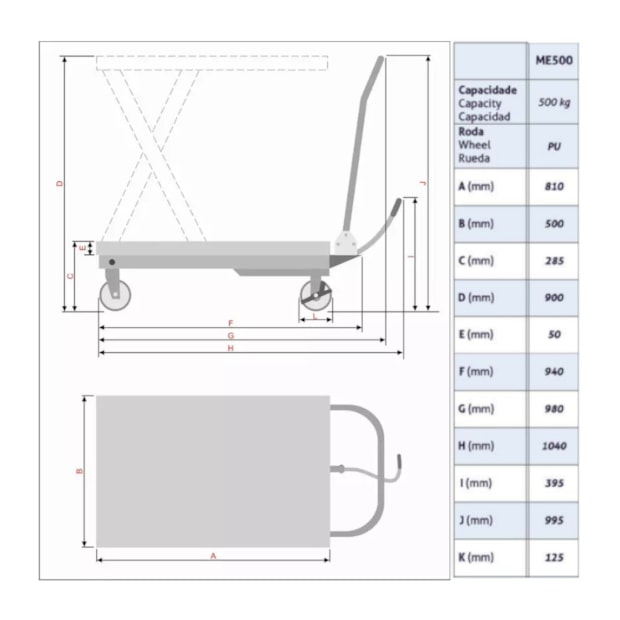 Mesa Hidráulica Pantográfica 500Kg 900mm ME500 BOVENAU-d0894b0f-3cc2-40a0-84d6-e115833eb85c