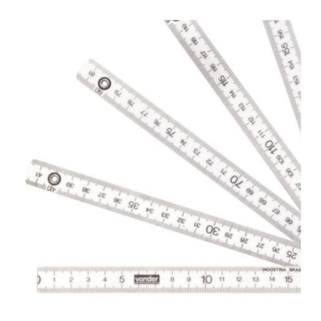 Metro Duplo em Plástico Natural para Medicao 2 metros 3857200000 VONDER-35e8ae06-ee1c-47c4-9f5d-eb923450e381