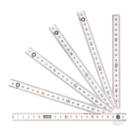 Metro Duplo em Plástico Natural para Medicao 2 metros 3857200000 VONDER-ed623916-4f1f-4d99-94ce-6f5606b09669