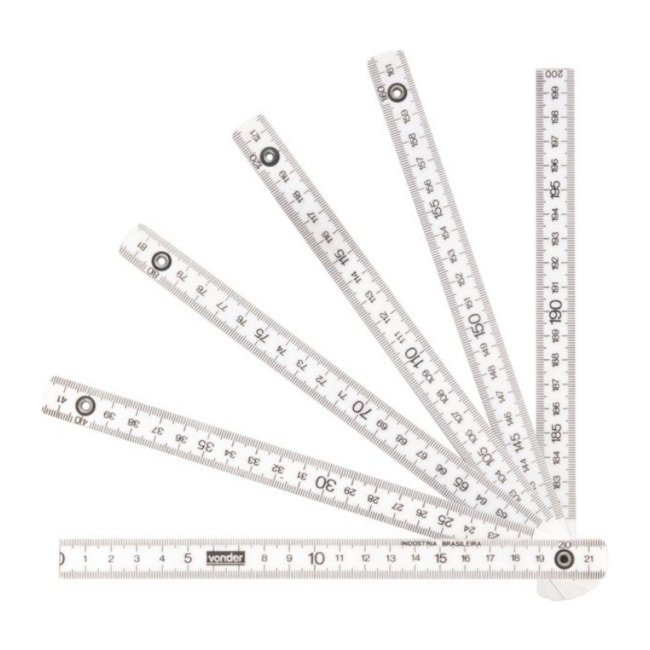 Metro Duplo em Plástico Natural para Medicao 2 metros 3857200000 VONDER-ac9e3830-d186-415d-b72a-c7da7aec5184