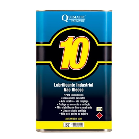 Micro Lubrificante Industrial Não Oleoso 5 Litros QUIMATIC 10 AA2 TAPMATIC