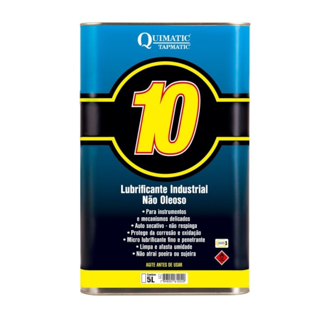 Micro Lubrificante Industrial Não Oleoso 5 Litros QUIMATIC 10 AA2 TAPMATIC-f4dd1a4b-d256-4e3c-8b51-78615ded19ec