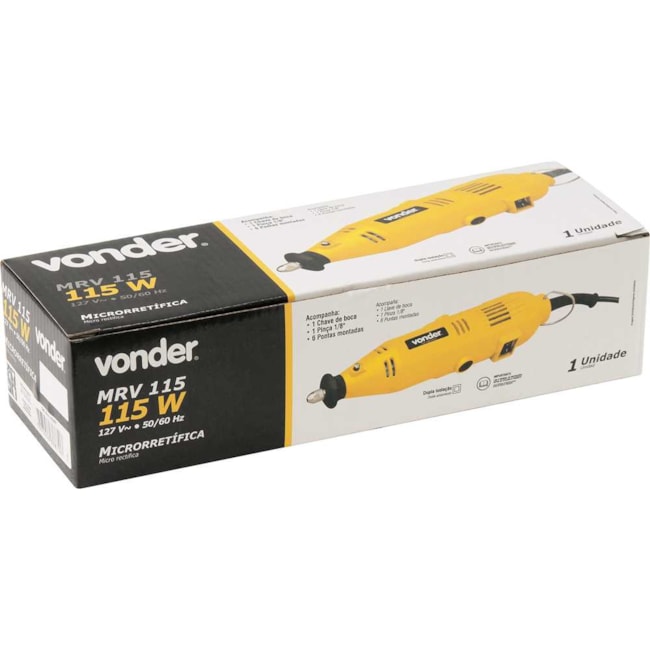 Micro Retífica 115W 30.000 Rpm com Acessórios MRV 115 VONDER-a326e39f-b715-43a8-b3dd-6cf7ba7dce49