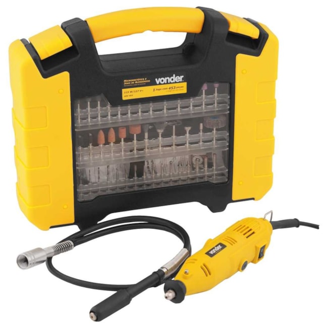 Micro Retifica 115W com Kit de 452 Peças ARV 453 VONDER-c925ccb6-0192-42ed-baf0-414d2e459fa3