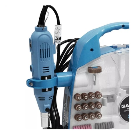 Micro Retífica 130W com 252 Acessórios G19502/BR GAMMA-9074c277-5f5e-4670-91d0-d5468a8d5c54