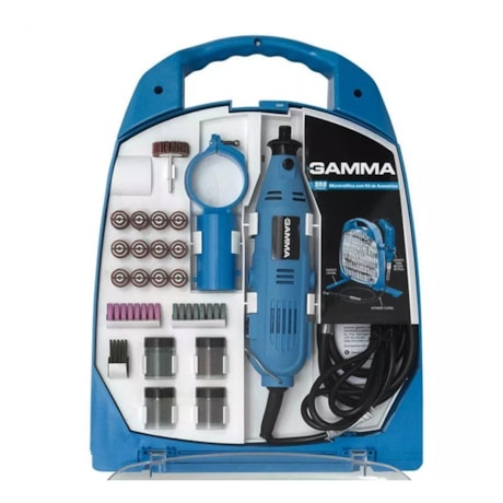 Micro Retífica 130W com 252 Acessórios G19502/BR GAMMA-d26e1d5b-fd18-4cc0-9846-70ed6038c74e