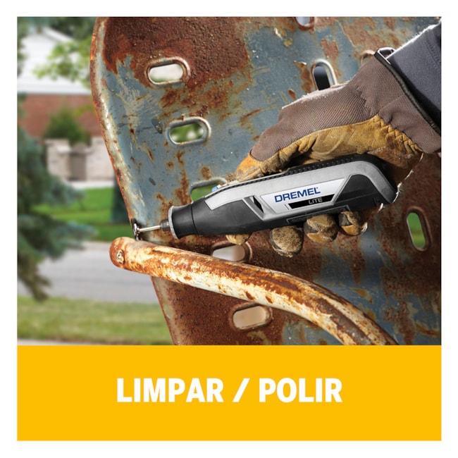 Micro Retífica 25000RPM Bateria 4V Bivolt com Kit de 10 peças F0137760JC LITE DREMEL-8a9873e6-249e-4fb8-85f5-aaec0cf09245