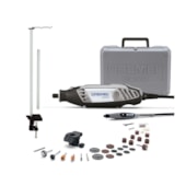 Micro Retífica 3000 com 30 Peças + 2 Acoplamentos + Suporte Vertical 2615222232 DREMEL Micro Retífica 3000 com 30 Peças + 2 Acoplamentos + Suporte Vertical 2615222232 DREMEL