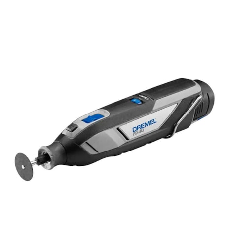 Micro Retífica 35.000RPM com 1 Bateria 12V Carregador Bivolt e Bolsa F0138240LE 8240 DREMEL