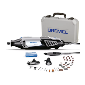 Micro Retífica 4000 175W com 3 Acoplamentos + Kit de Acessórios 196 Peças DREMEL