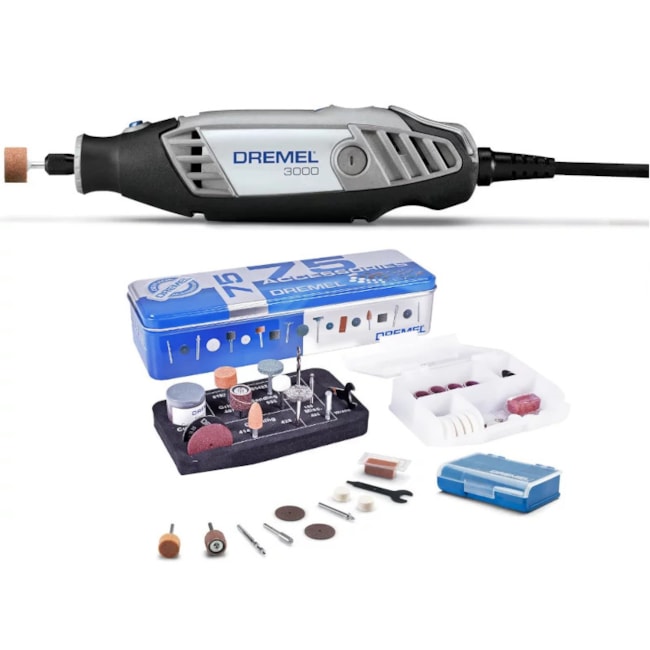 Micro Retífica com 10 Acessórios e Kit de 75 Peças 3000 DREMEL
-2fce06f7-3ba6-4187-870f-27a5f14bc615