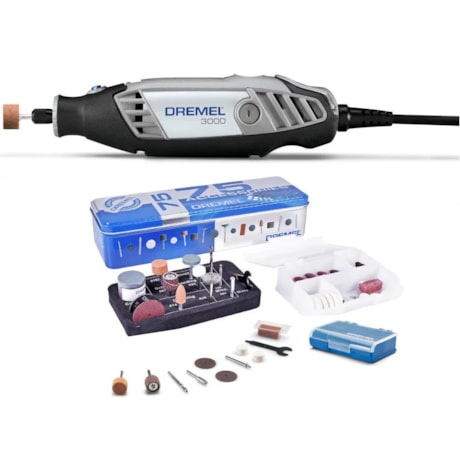 Micro Retífica com 10 Acessórios e Kit de 75 Peças 3000 DREMEL
-c1476b0f-26b7-4dca-8c92-8c4b2b7f9cba
